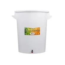 Läuterbottich 75 Liter Kunststoff mit Läuterkerze