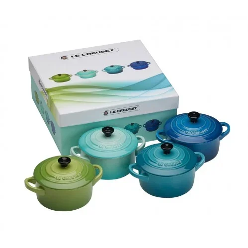 Le Creuset | Mini Cocotte Meeresbrise 4er Set