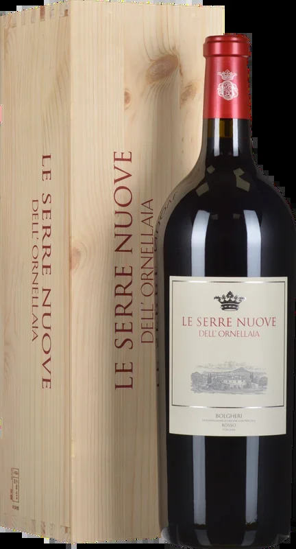 Le Serre Nuove dell’Ornellaia Bolgheri Magnum 2023 in Holzkiste