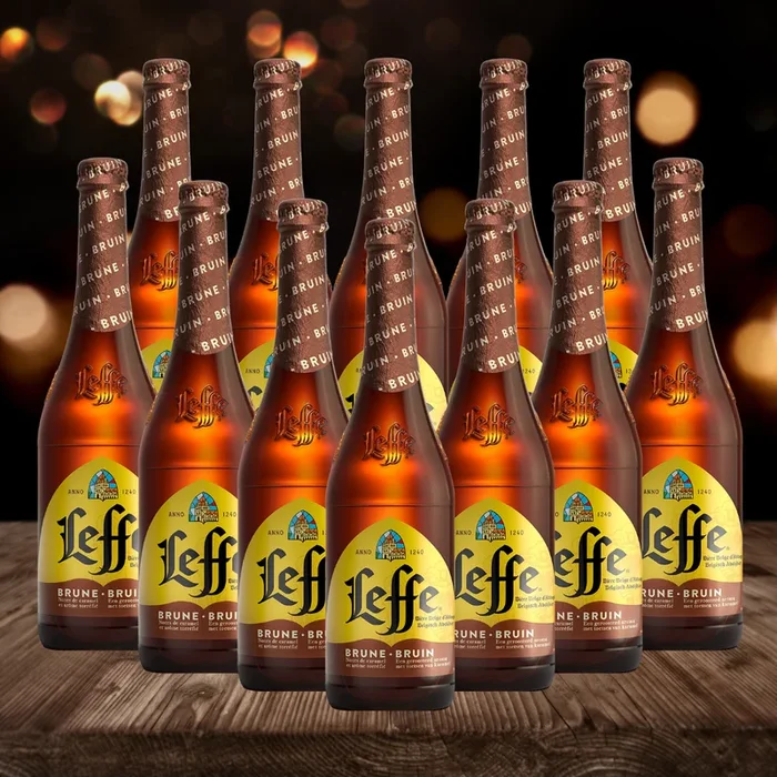 Leffe Belgian Brune Abbey Beer 330ml Bottles – 6.5% ABV (12 Pack)