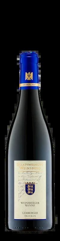 Lemberger Weinsberger Wanne- 1. Lage -trocken -Staatsweingut Weinsberg- Württemberg – 0,75l – 13% vol.