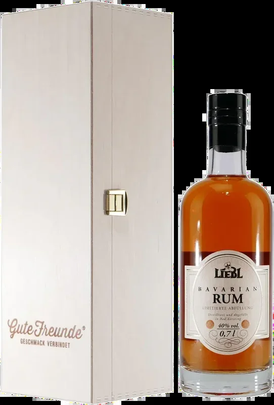 Liebl Bavarian Rum mit Geschenk-Holzkiste