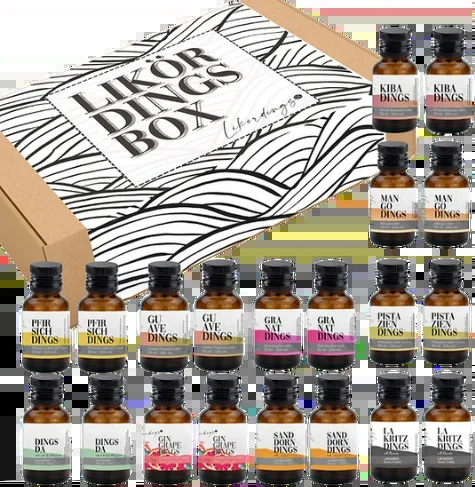 Likördings Tastingbox – 40 Liköre