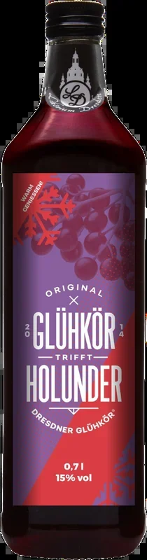 Liqueur Original Dresdner Glühkör Elderberry