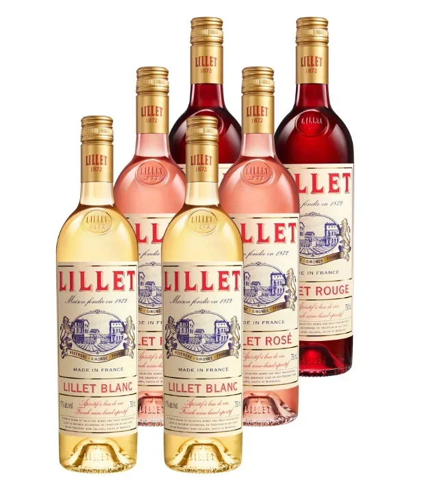 Lillet 6er Set – Blanc, Rose & Rouge