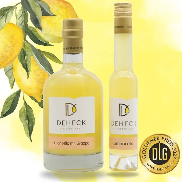 ? Limoncello Likör von DEHECK | Zitronenlikör mit Grappa bestellen ?