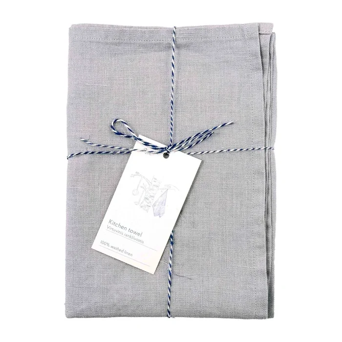 Linen Tales | Leinen Geschirrtuch | Light Grey