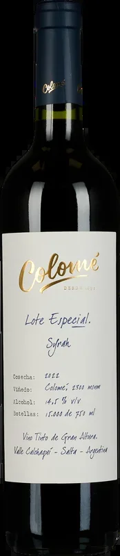 Lote Especial Syrah Valle Calchaquí 2022