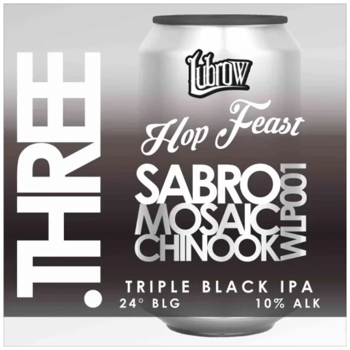 LUBROW Hopfenfest Triple Black IPA 10% 0,33L