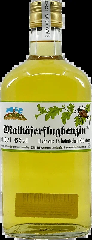 Maikäferflugbenzin – Kräuterlikör