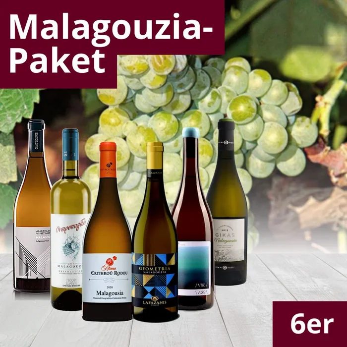 Malagouzia-Paket – 6 Flaschen á 0,75 L