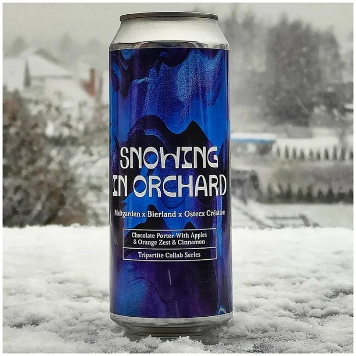 Maltgarden Snowing In Orchard – Chocolate Porter with Apples Orange Zest & Cinnamon