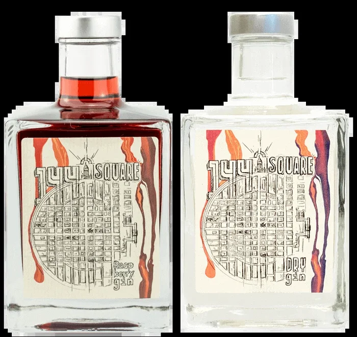 Mannheimer Ginpaket – 144 Square Mannheim Dry Gin + 144 Raspberry Square Gin