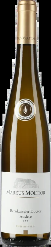 Markus Molitor: Riesling Bernkasteler Doctor Auslese *** Goldene Kapsel (Versteigerungswein) 2019