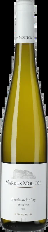 Markus Molitor: Riesling Bernkasteler Lay Auslese ** Weiße Kapsel 2017