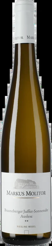 Markus Molitor: Riesling Brauneberger Juffer-Sonnenuhr Auslese** Weiße Kapsel 2019