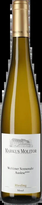 Markus Molitor: Riesling Wehlener Sonnenuhr Auslese *** Goldene Kapsel 2012