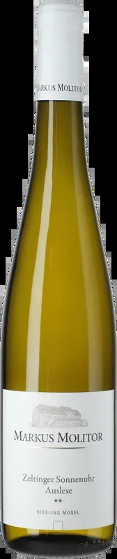 Markus Molitor Riesling Zeltinger Sonnenuhr Auslese ** Weiße Kapsel 2016