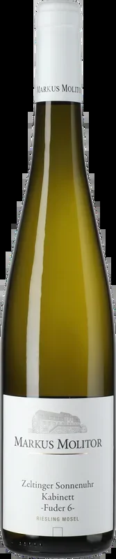 Markus Molitor: Riesling Zeltinger Sonnenuhr Kabinett Fuder 6 Weiße Kapsel 2017