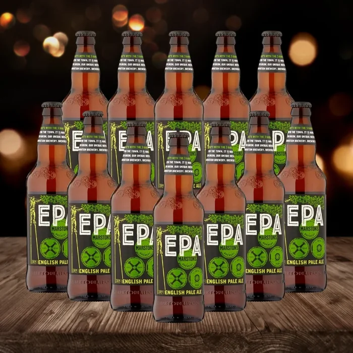 Marston’s English Pale Ale 500ml Bottles – 3.6% ABV (12 Pack)