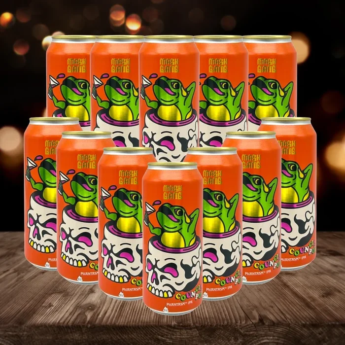 Mash Gang Council Pop American Low Alcohol IPA 440ml Cans – 0.5% ABV (12 Pack)