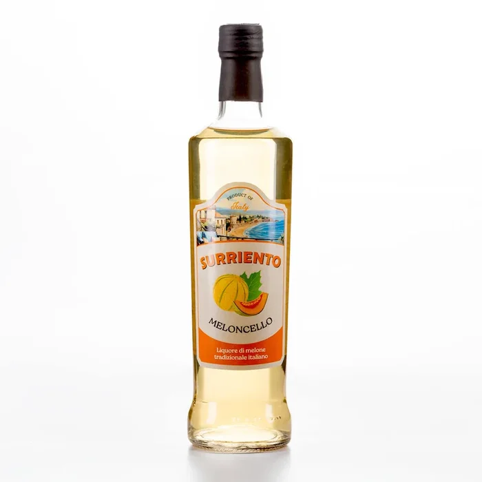 Meloncello „Surriento“ von Bordiga 1888, Likör aus Italien. 0,5 l, Alk. 20% Vol