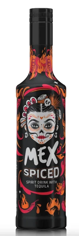 Mex Spiced – Spirituose mit Tequila, Chili und Gewürzen, 0,7 l, Alk. 35 % Vol.