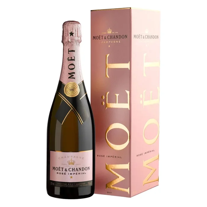 Moët & Chandon Rosé Impérial mit Geschenkbox