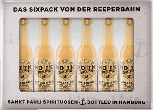 MOIN Klötenlikör Lütten – egg liqueur six-pack in gift box 6x 4cl