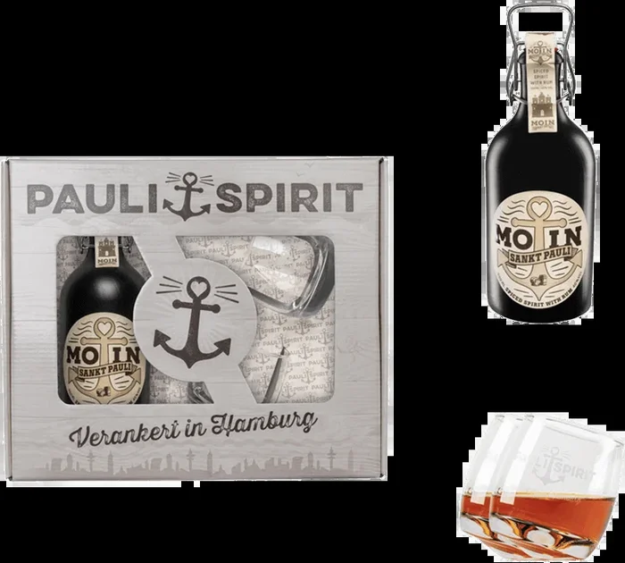 MOIN Rum (Spiced Spirit) + 6 Kugelboden Tumbler