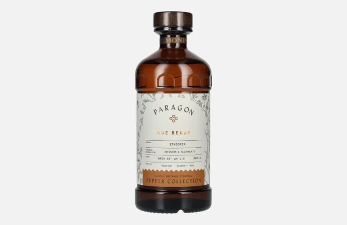 Monin Paragon RUE BERRY Single Botanic Cordial Pepper Collection 0,485l