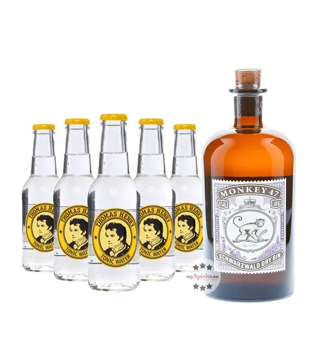 Monkey 47 Dry Gin & Thomas Henry Tonic Set