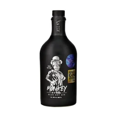 Monkey in a Bottle Blue Dry Gin Silber Edition 50cl