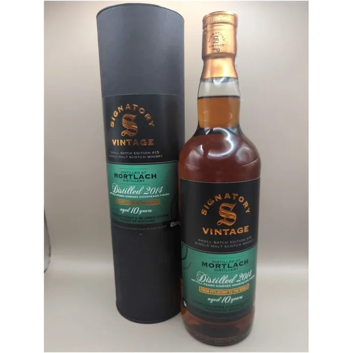 MORTLACH 2014 – Aged 10 Years Speyside Single Malt Scotch Whisky leżakowana w beczce po Pedro Ximenes