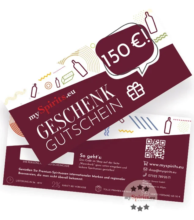 mySpirits Geschenkgutschein 150 €