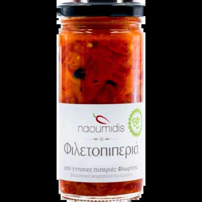 Naoumidis – BIO Piperoktima – gegrillte Florinis Paprika – 260 g