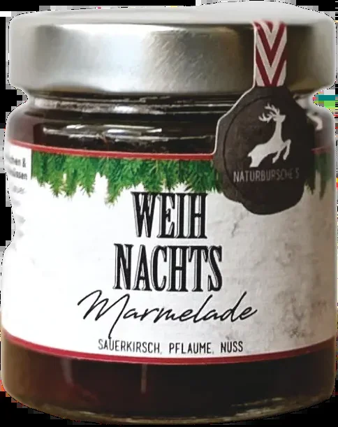Naturbursche Weihnachtsmarmelade Fruchtaufstrich