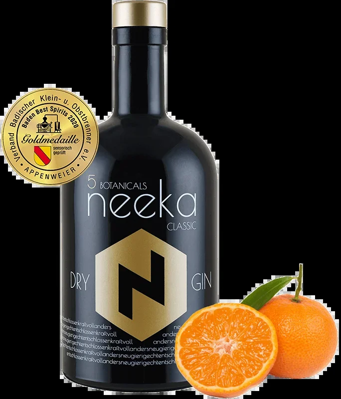neeka CLASSIC – Mandarinen Dry Gin