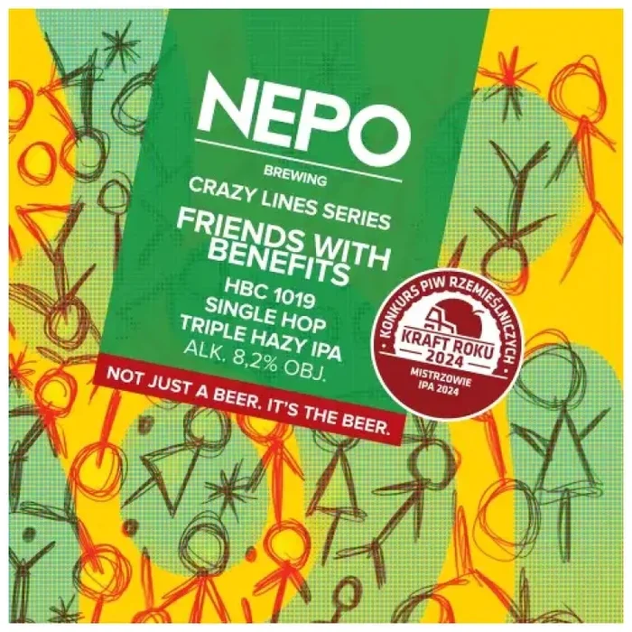 NEPO FRIENDS WITH BENEFITS – CRAZY LINES – Triple Hazy IPA