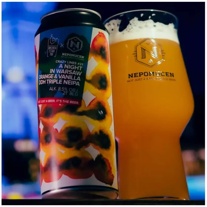 Nepomucen EINE NACHT IN WARSCHAU – ORANGE & VANILLE DDH TRIPLE NEW ENGLAND IPA