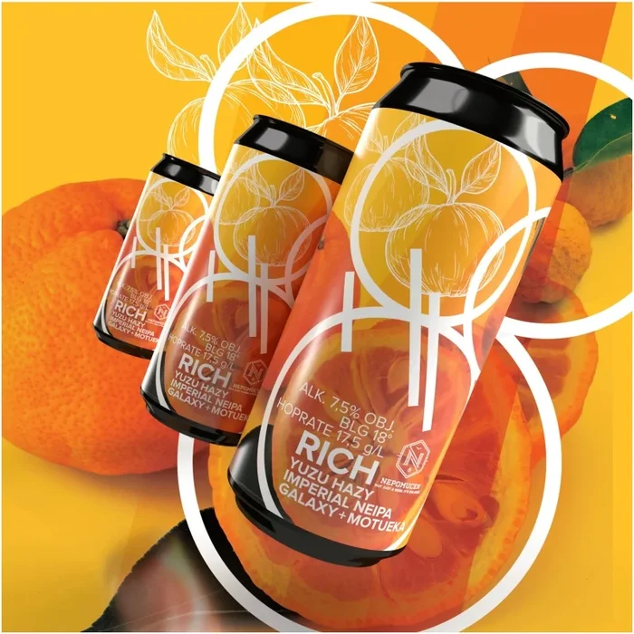Nepomucen YUZU HAZY IMPERIAL NEIPA Galaxy & Motueka