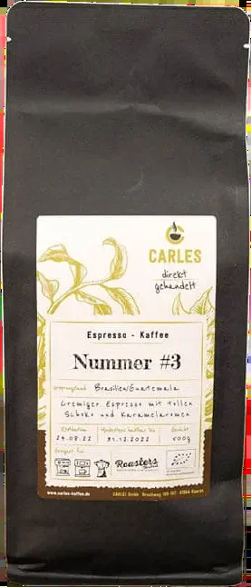 Number #3 Espresso Blend Organic Arabica