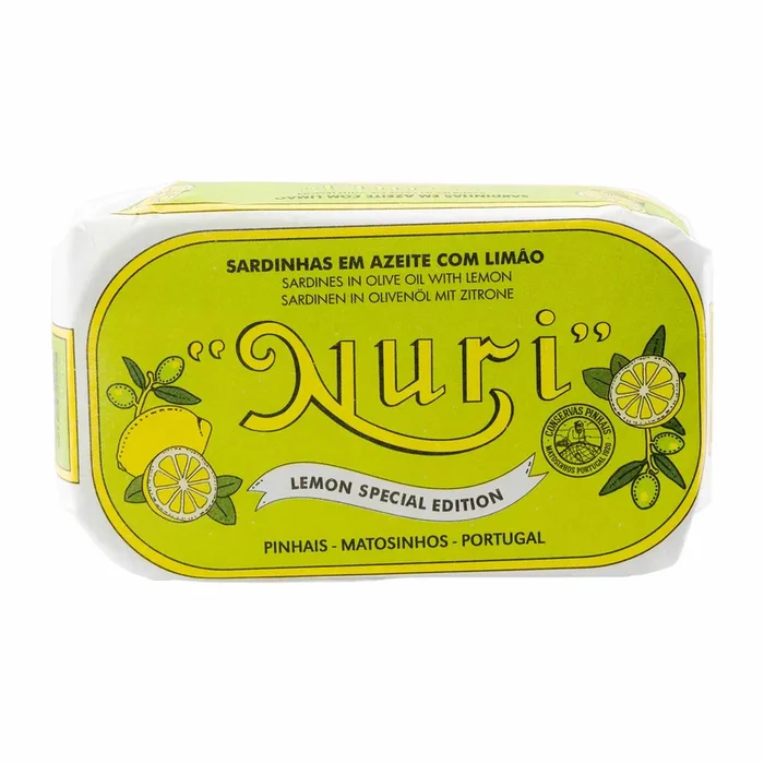 Nuri | Sardinen in Olivenöl mit Zitrone | 90g