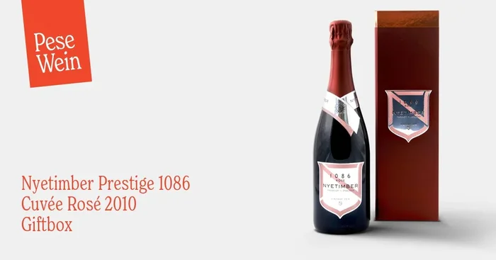 Nyetimber Prestige 1086 Cuvée Rosé 2010 Giftbox