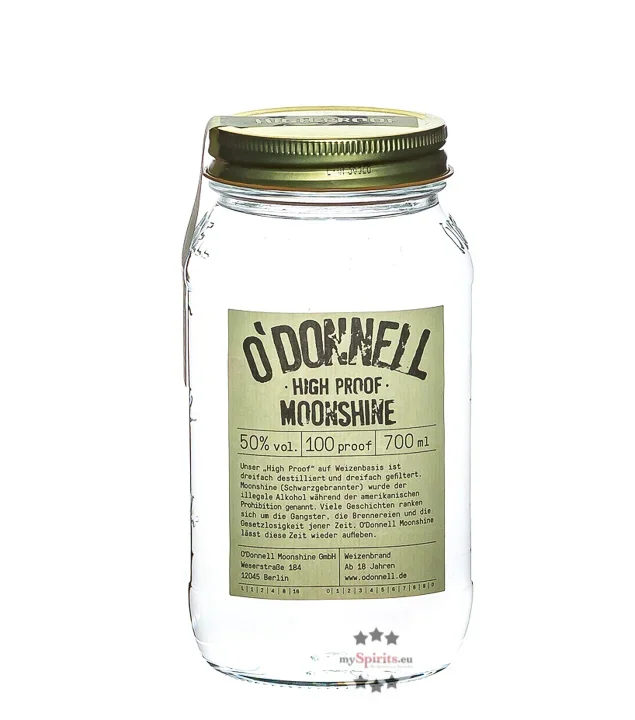 O’Donnell High Proof Moonshine Weizenbrand
