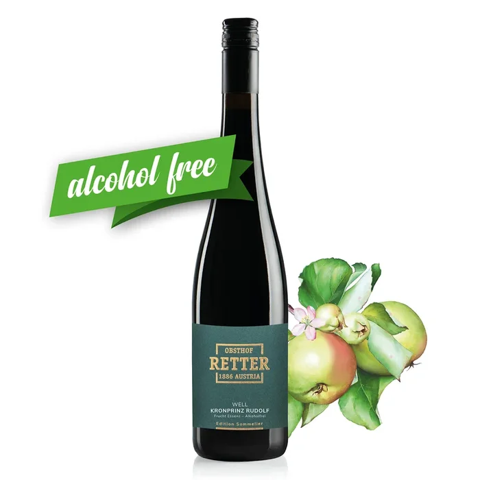 Obsthof Retter Edition Sommelier – WELL Kronprinz Rudolf – alkoholfreie Alternative zum Wein