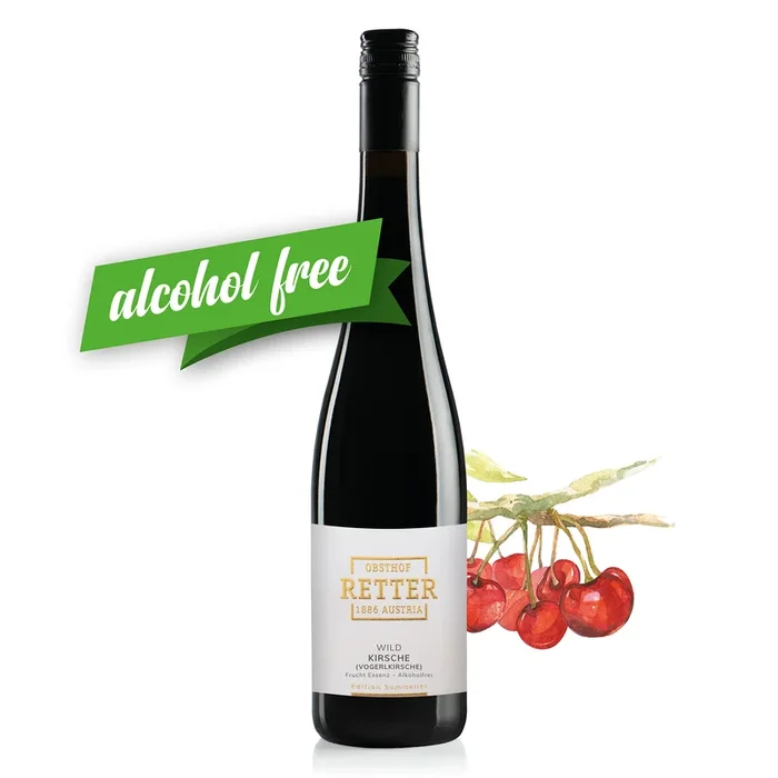 Obsthof Retter Edition Sommelier – WILD Kirsche (Vogerlkirsche) – alkoholfreie Alternative zum Wein
