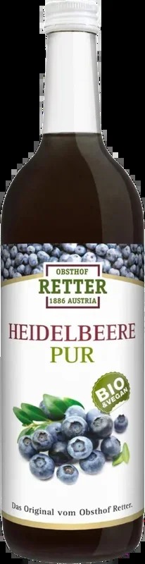 Obsthof Retter Organic Wild Blueberry Pure Direct Juice