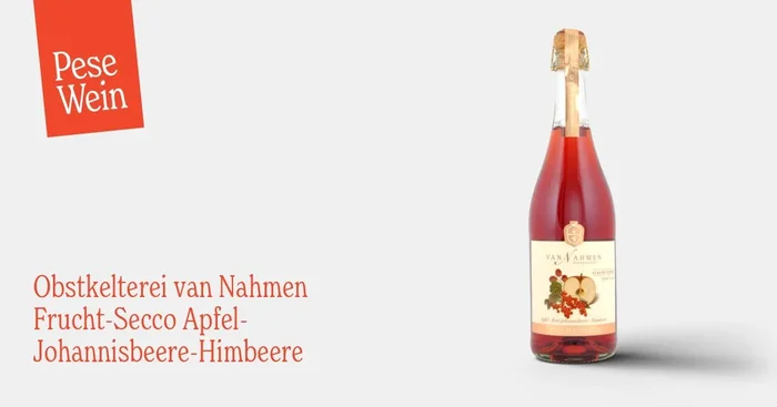 Obstkelterei van Nahmen Frucht-Secco Apfel-Johannisbeere-Himbeere