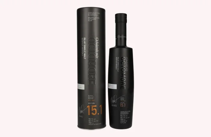 Octomore EDITION: 15.1 Super Heavily Peated Islay Single Malt Limited Release 2024 59,1% Vol. 0,7l in Tinbox